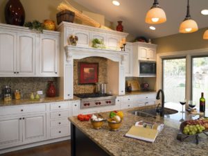 Kitchen Remodel with White Cabinetry